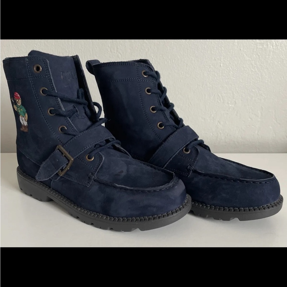 Polo Ralph Lauren Ranger HI II Mallet Bear Suede Boots
